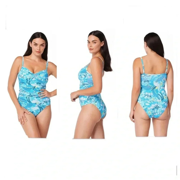 Bleu Rod Beatttie Paradise Found Tankini Swimsuit Top and Bottom - Picture 1 of 12
